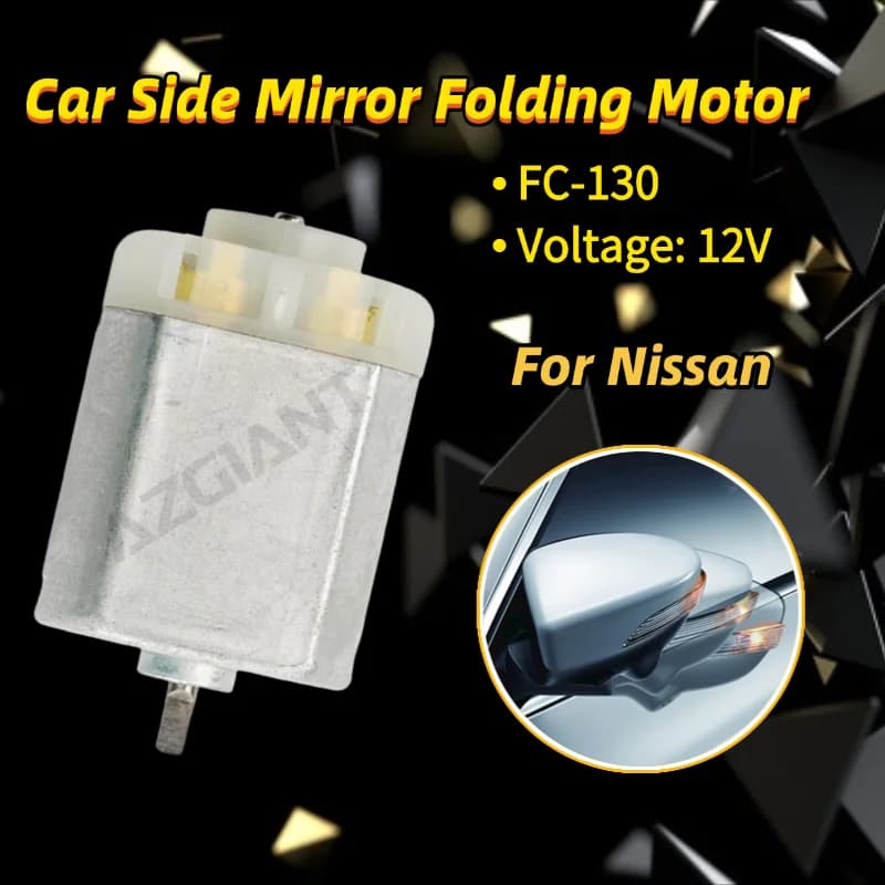 AZGIANT Folding Mirror Motor Replacement Part Quiet Operation DC 12V for 2014-2021 Nissan Qashqai J11 MK2 Rearview Mirror