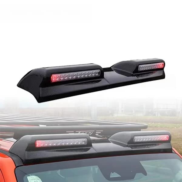 New ABS  Texture Front Spoiler With LED Light Roof Mounted Lamp Top Spotlight for GWM Tank 300 Accessories