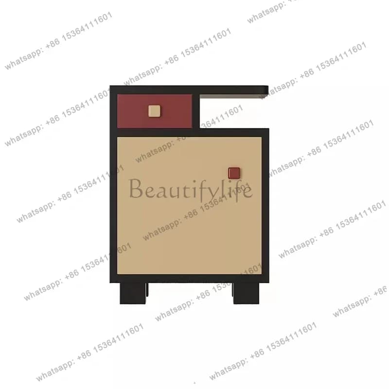 Trendy Elegant Night Table Quality Delicacy Luxury Beauty Bedside Storage Premium Glamour Mesitas De Noche Bedroom Furniture