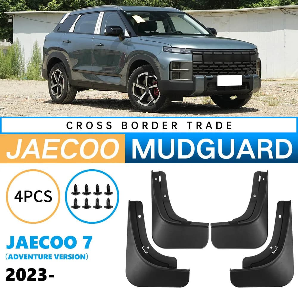 Mudguards for Chery Exploration 06 Jaecoo 7 2023-2025 Exterior Modified Car Mud Flaps Simple Practical
