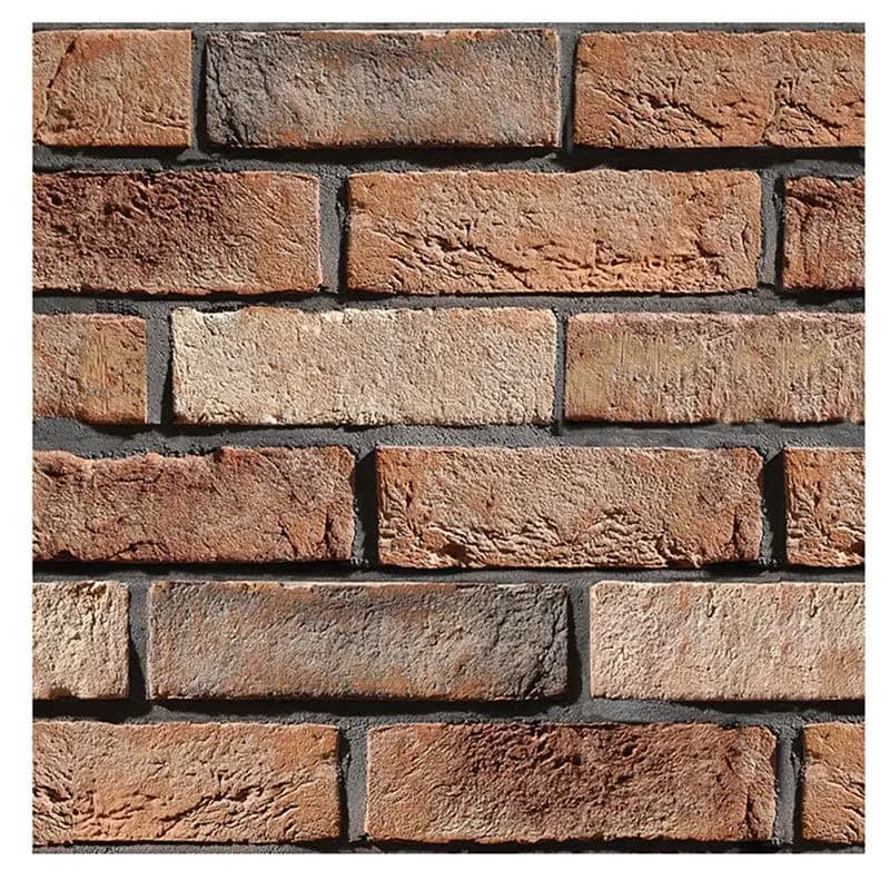 Retro Red Brick Wallpaper Self-adhesive Stickers 3D Stereoscopic Wallpaper Waterproof Moisture-proof Decoration Wall Skirt