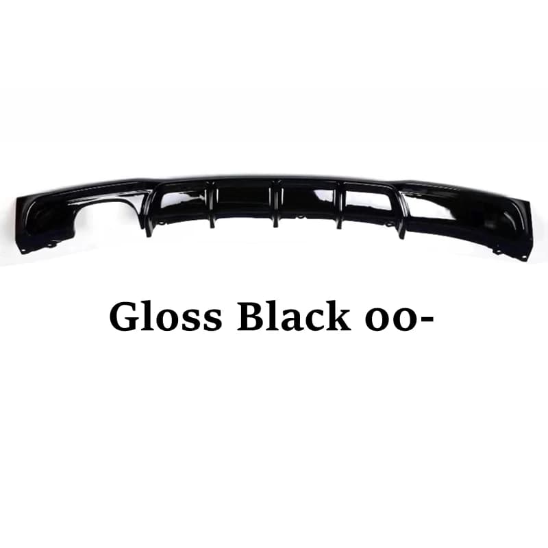 FOR BMW 3 Series F30 F31 F35 2012-2019 Gloss Black spoiler M Performance Rear Bumper Lip Diffuser M Sport M3 Diffusor