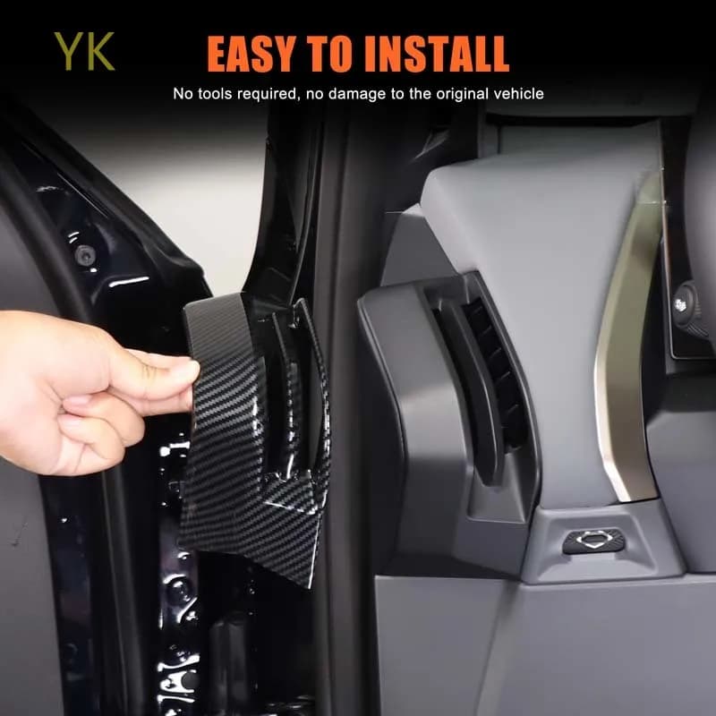For BMW X3 G45 2025-26 ABS Carbon Fiber Car Dashboard Air Conditioning Side Vent Cover Trim Interior Car Accessories