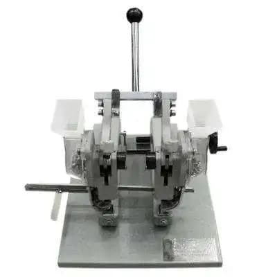 Curtain Eyelet Machine Double Head Long Arm Eyelet Grommet Punching Machine Manual Eyeleting Machine for Paper Bags
