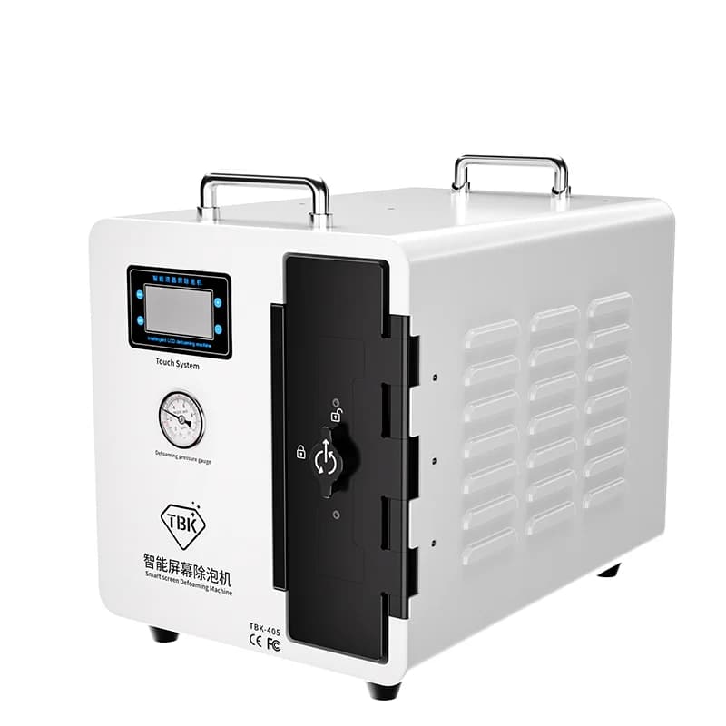 TBK TBK-405 Curved Screen Refurbished Mini LCD Autoclave Bubble Remover Machine PLC Core Components Aluminum Alloy 400W CE ROHS
