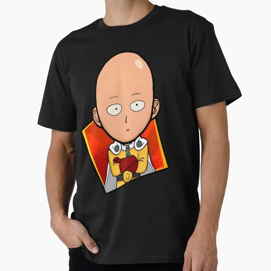 Silly hero Saitama Superhero Anime Gift T-shirt 1207 One Punch Man Manga Print Graphic Clothes All Size Tops S-6XL