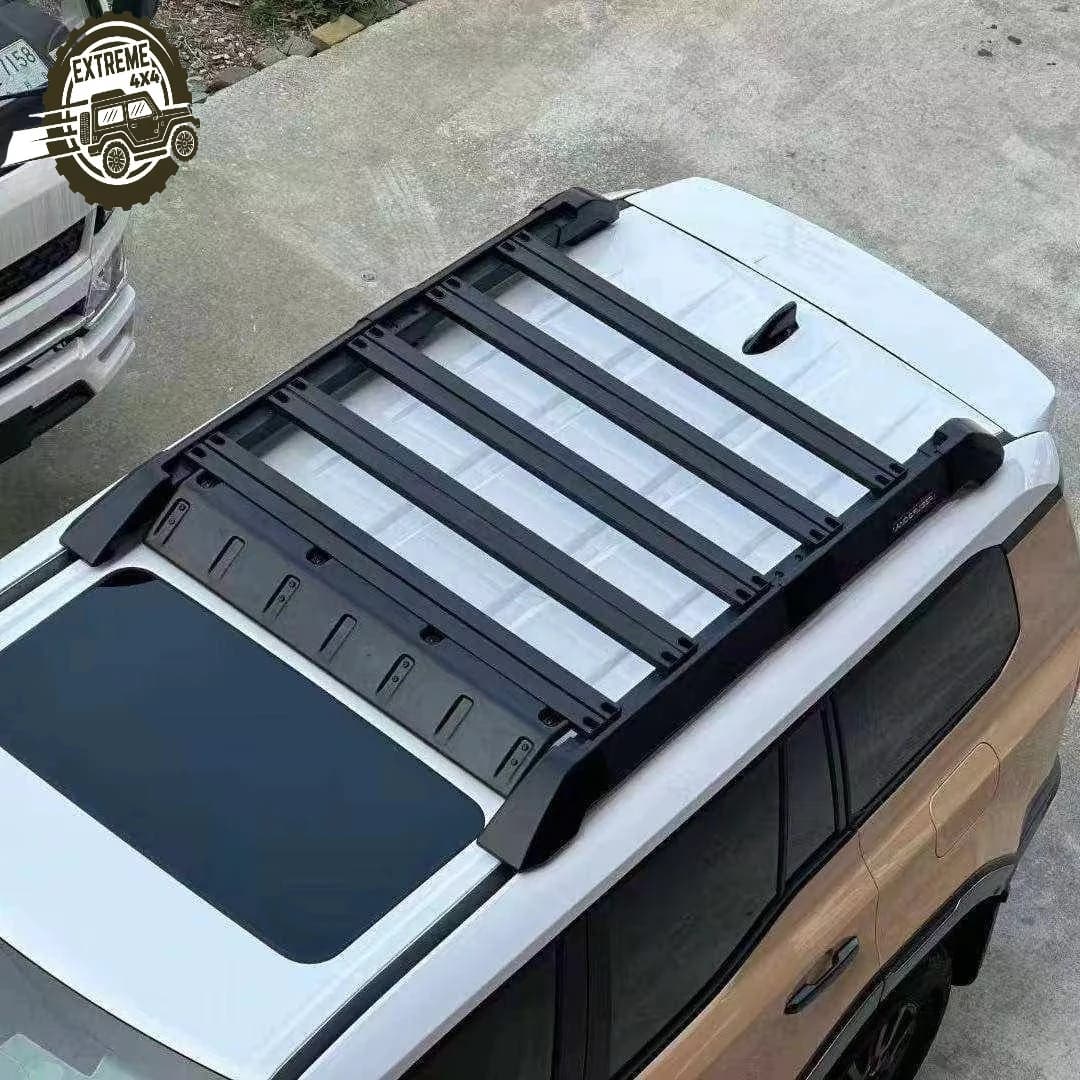 Prado LC250  Double Layer Aluminum Alloy Car Top Hitch Mounted Roof Rack with Roof Mount Cargo Carrier Top Holder