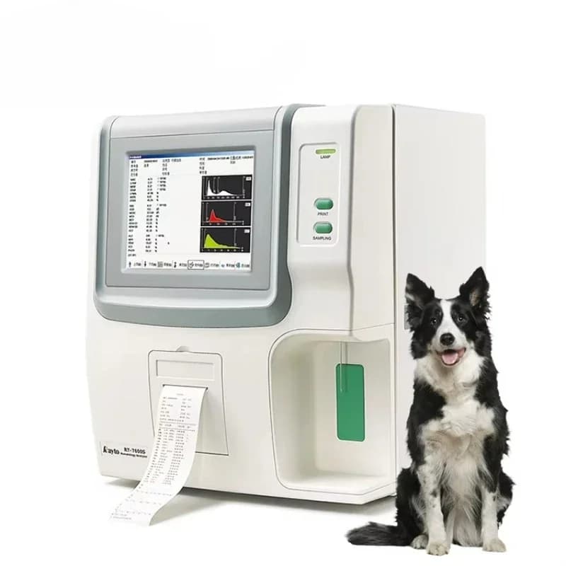 Lab Equipment Cbc Blood Testing Machine Hematological Analyser 7600Svet Veterinary Hematology Analyzer