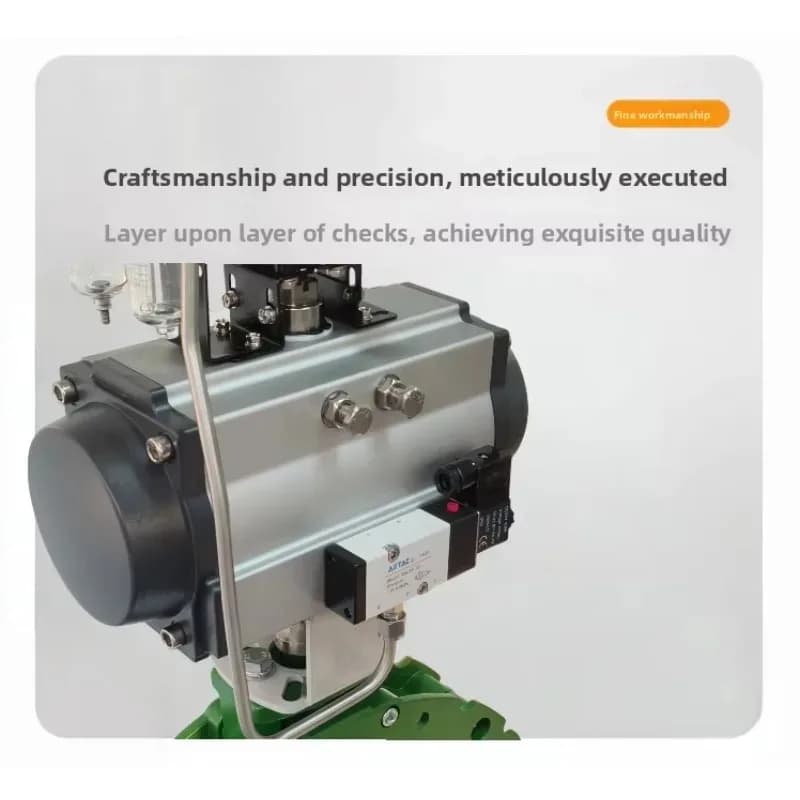 Spray PTFE Dust Butterfly Valve DN100-DN600 Aluminum Alloy Ductile Cast Iron with Electric Actuator for Ducting And Ventilation