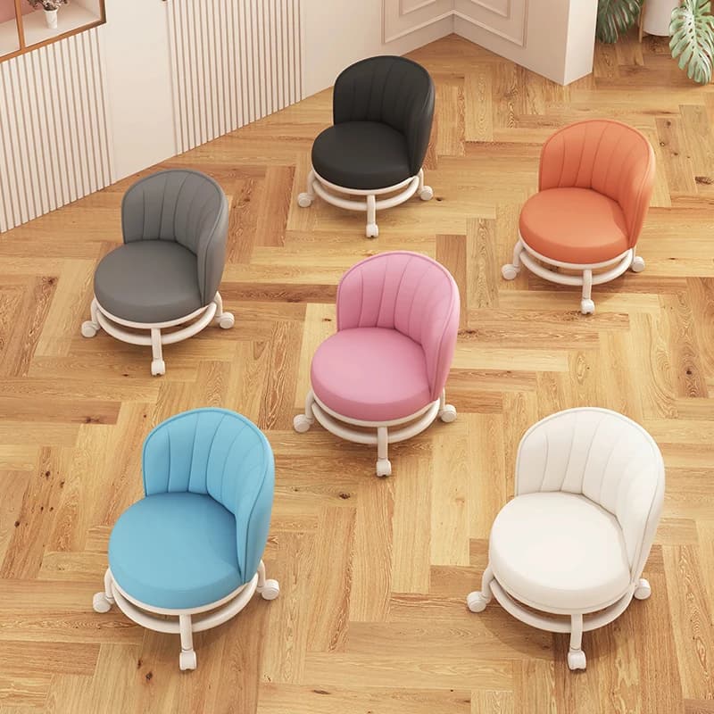 *-*Shoes Changing Stools 360 Degree Rotating Round Chair For Children Universal Wheel Stool Household Pulley Small Low Stool Cha