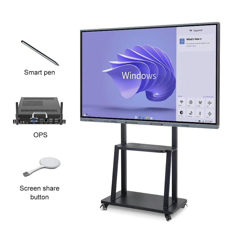 86-Inch All-In-One Interactive Whiteboard Premium Interactive Board Technology