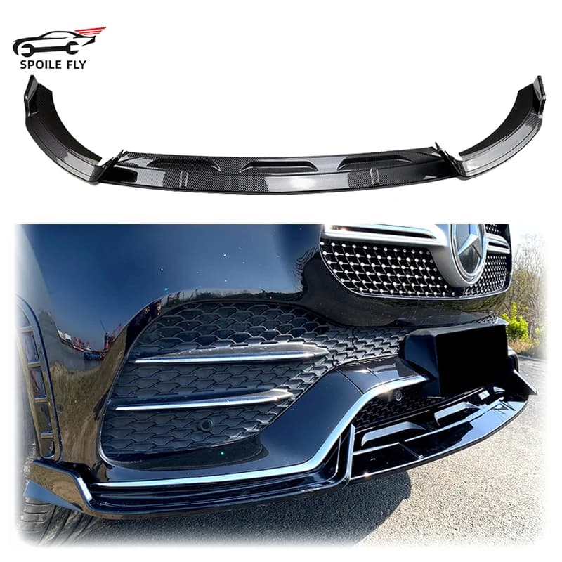 2020 To Up For Benz GLE Class W167 C167 GLE350 GLE450 GLE53 AMG Front Bumper Splitter Lip Spoiler Diffuser Guard Body Kit Cover