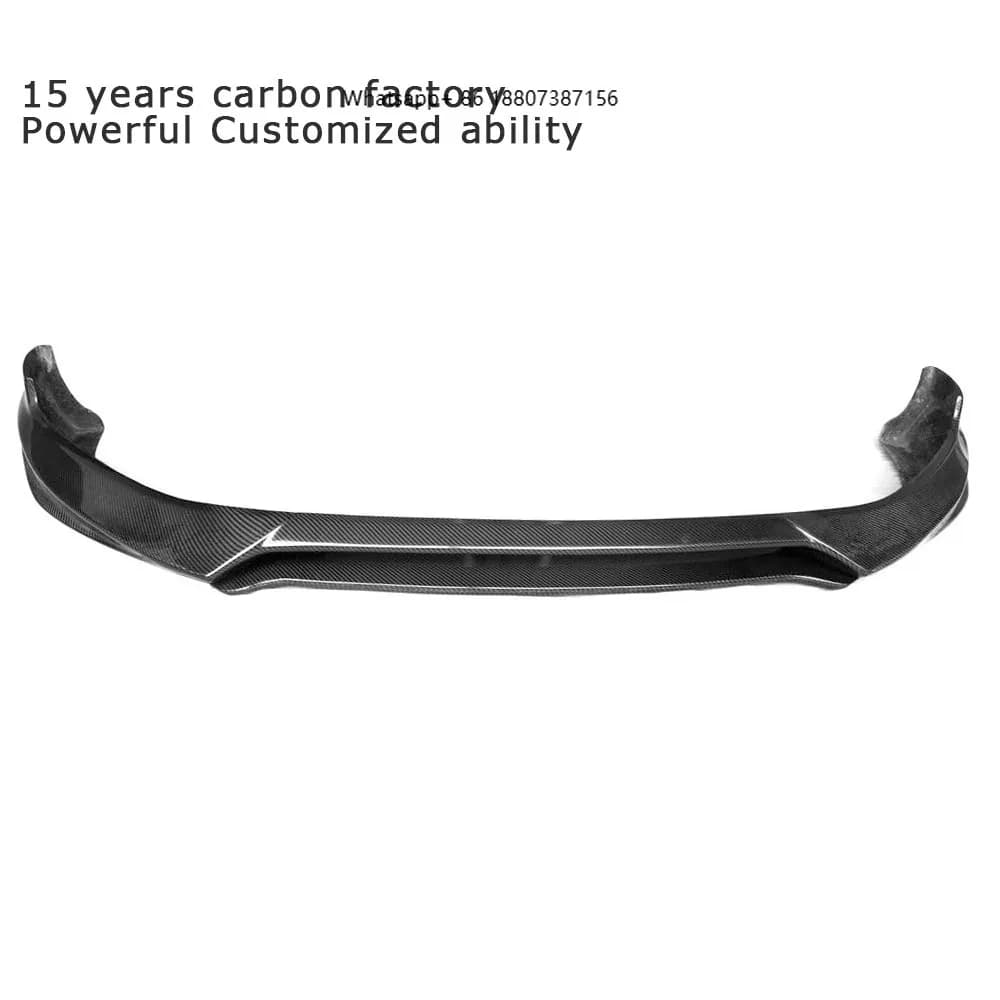 Carbon Fiber Front Bumper Lip Splitter forVW GOLF VII 7 GTI 2014 up