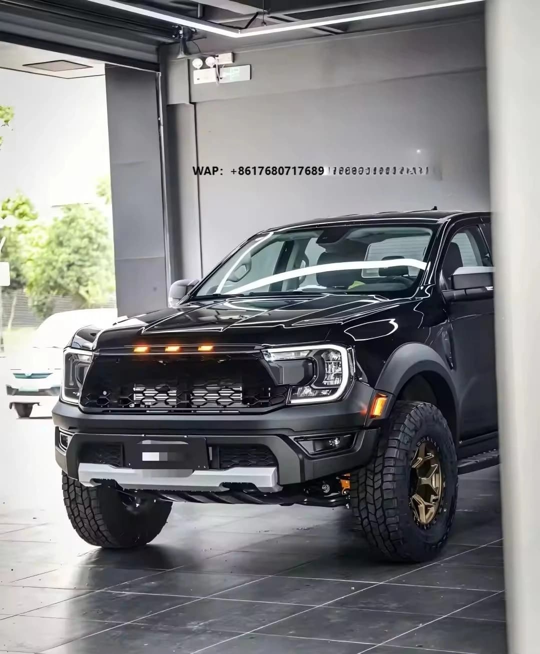 Bodykit for Ranger 2012-2021 Bumper Upgrade 2023 Raptor New Style Bolt-On LED Headlights Steel Hood Fenders Taillight Kit