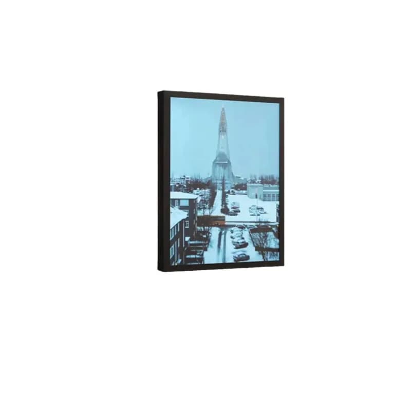 Mural lyrics audio floating subtitles bluetooth speaker can be wall mounted oil painting speaker HIFI