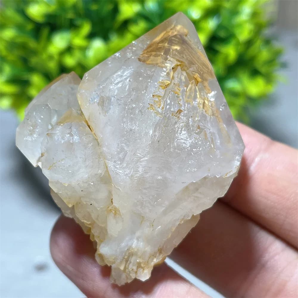 Clear Natural Crystal Skeeton Cluster Specimen Stone Quartz  Energy Mineral Gemstone Meditation Healing Gem Home Decoration