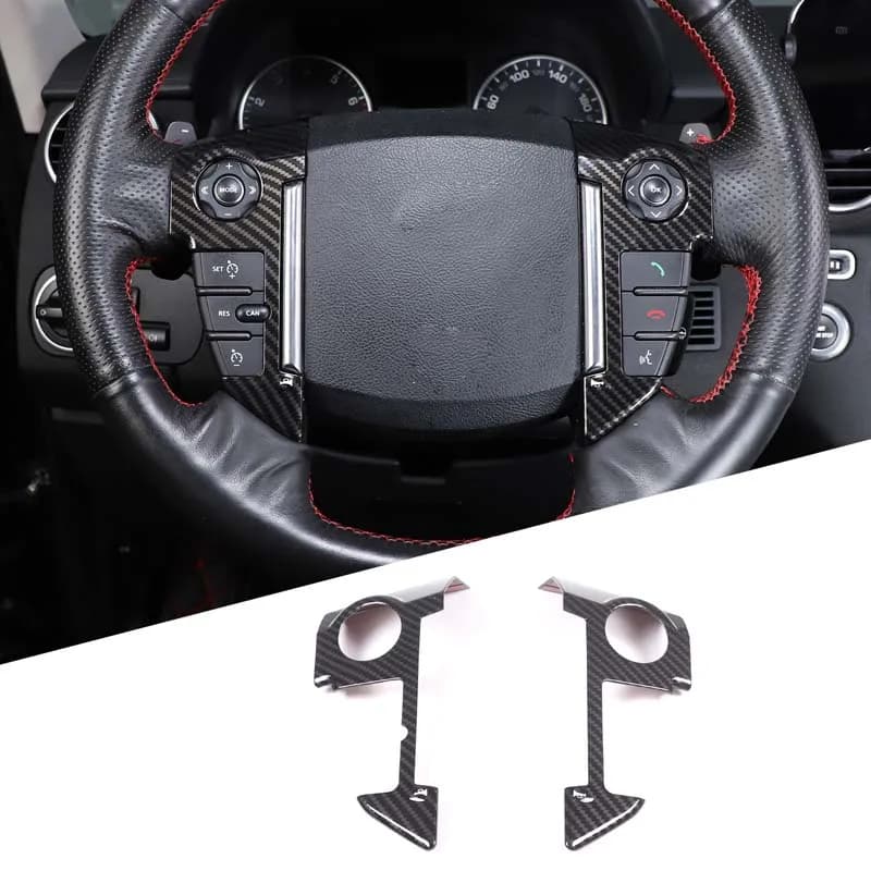 For Land Rover Freelander 2 LR2/Range Rover Sport L320 Car Steering Wheel Decorative Frame Sticker Trim Cover Accessories