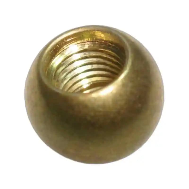 OD 6-25mm 99.9% Pure Copper Thread Ball, M3/M4/M5/M6/M10/M12 Solid Blind Hole Half-Hole Thread Ball, 8-20mm Sphere
