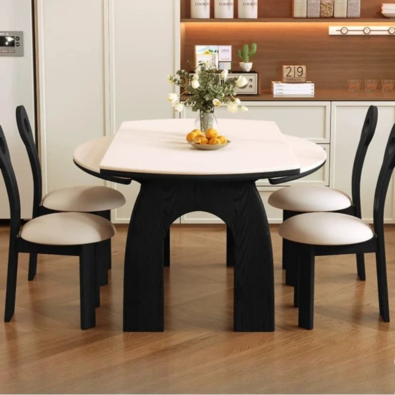 Folding Pliable Dining Tables Mid Century Breakfast Italian Clearance Dining Tables Hotel Extendable Esstisch Furniture Home