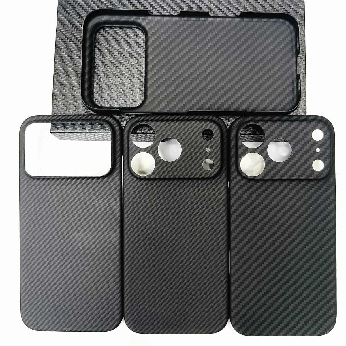 Genuine 1500D Aramid Carbon Fiber Case For iPhone 17 18 Pro Max 17Pro 17Air 16 Ultra Thin Shockproof Slim Hard Armor Back Cover