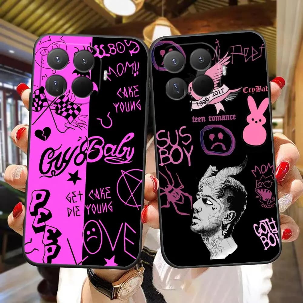 Phone Case For Xiaomi 15 15T 14T 12T 11 11T POCO F8 F7 F6 F5 X8 X7 X6 X5 M7 PRO Ultra TPU Shell Cover Cry Boy Lil P-Peep H-Hell