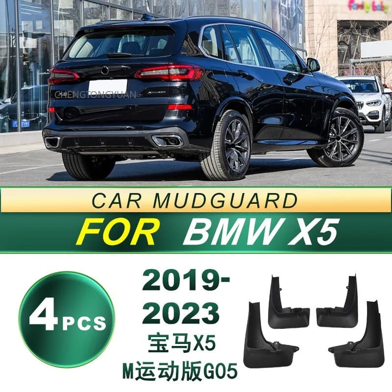 FOR BMW X5 G05 X5X X5M 2019-2024 Mud Flap Guards Splash Mudflaps Mudguard Fenders Car Accessories Front Rear 4pcs