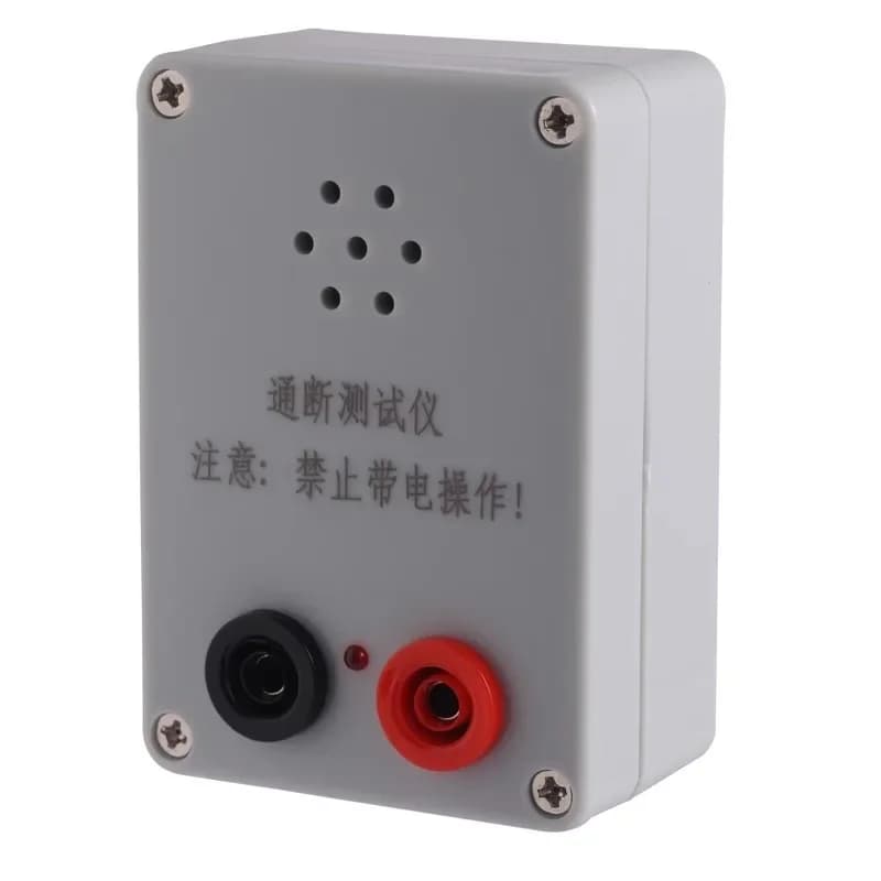 On-off test buzzer 9V with battery test line conduction multimeter measurement wire circuit detection wire inspector