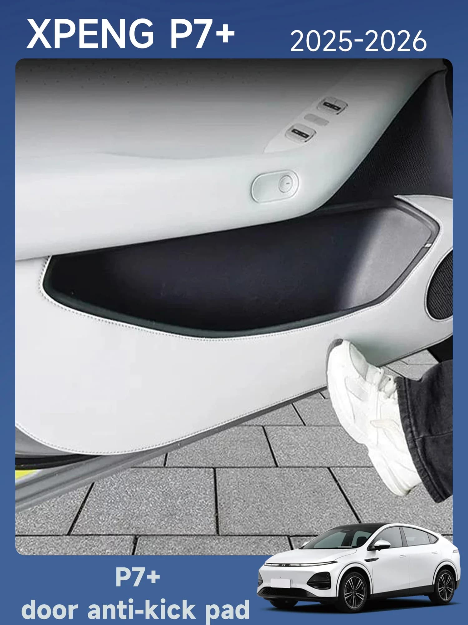 [Fast Shipping] XPENG P7+ Car Door Anti-Kick Mat