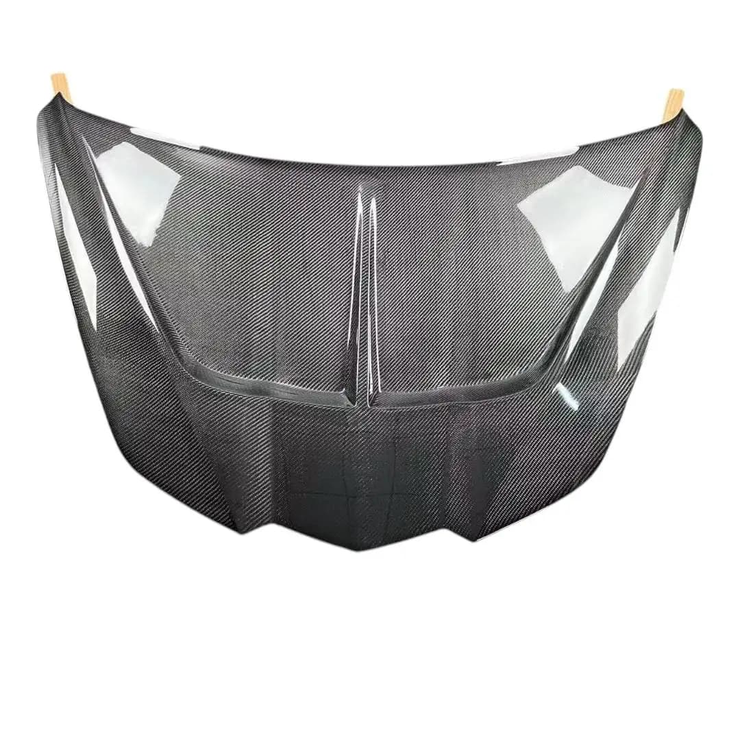 ST Style Carbon Fiber Fibre Front Engine Bonnet Hood for Chevrolet Corvette C8 Z06 2020-2025，100% tested well