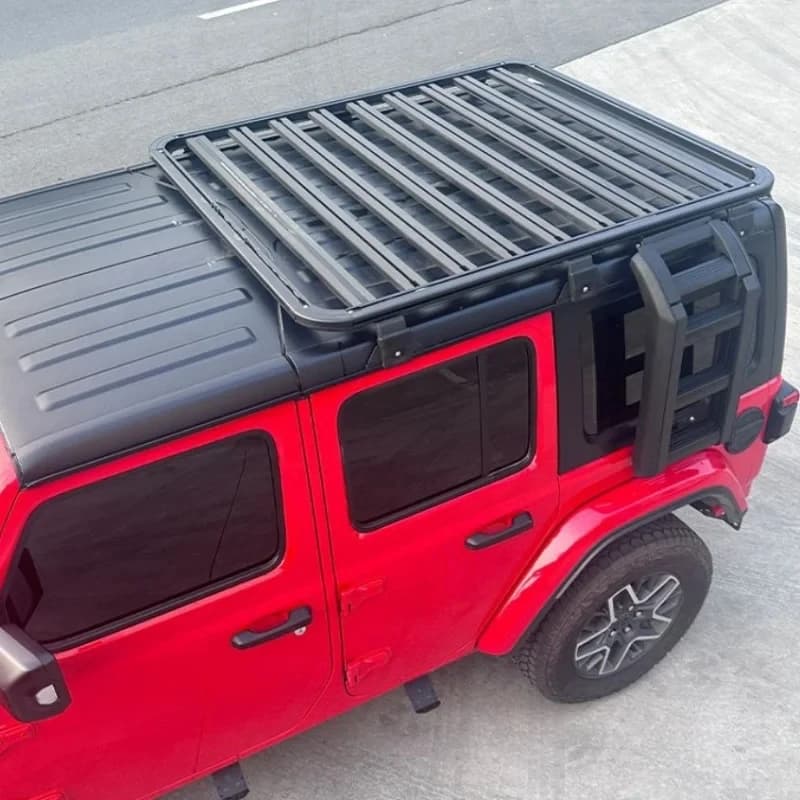 High Quality Roof Expansion Platform Side Ladder Luggage Rack Fit JL 2018-2025