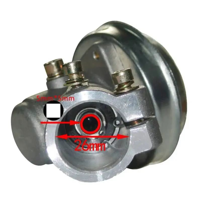 Useful Convenient Gearbox Rod Spare Square Tool Trimmer 26mm Brush Cutter Gearhead Nut Plate Protective Cover Replace