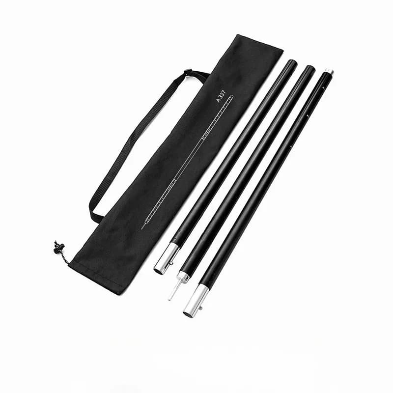 Outdoor five-section aluminum alloy canopy pole 6061 bold adjustable tent support tube telescopic canopy pole