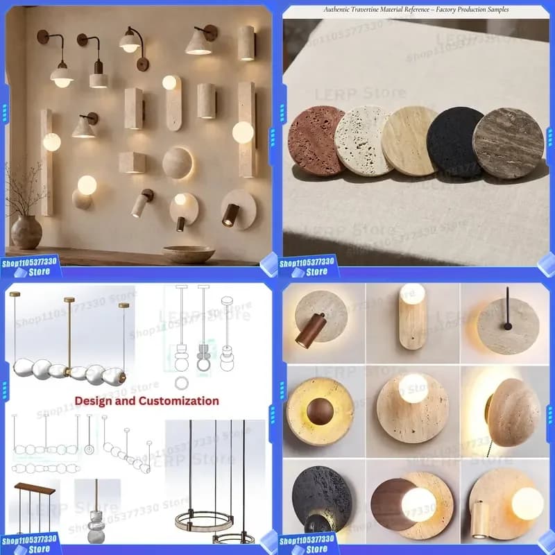 Wabi Sabi Limestone Wall Lamp Warm White LED Cave Stone Light for Bedroom Hotel Living Room Bedside Decor Modern Minimalist