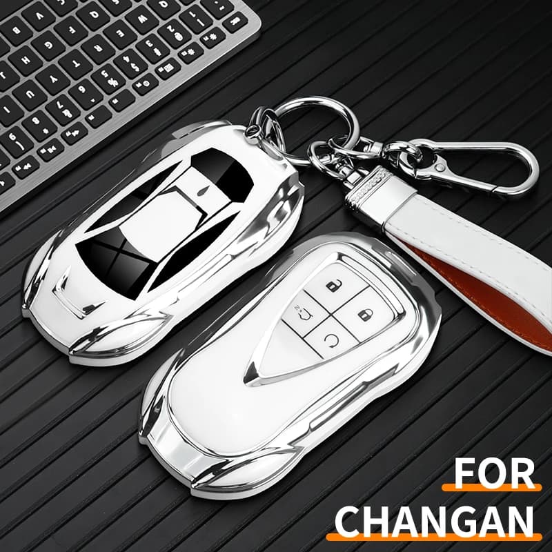For Changan CS35PLUS CS55PLUS CS75 PLUS Eado UNI-T UNI K Premium Exquisite Car Key Protective Case Accesorios Para llavero