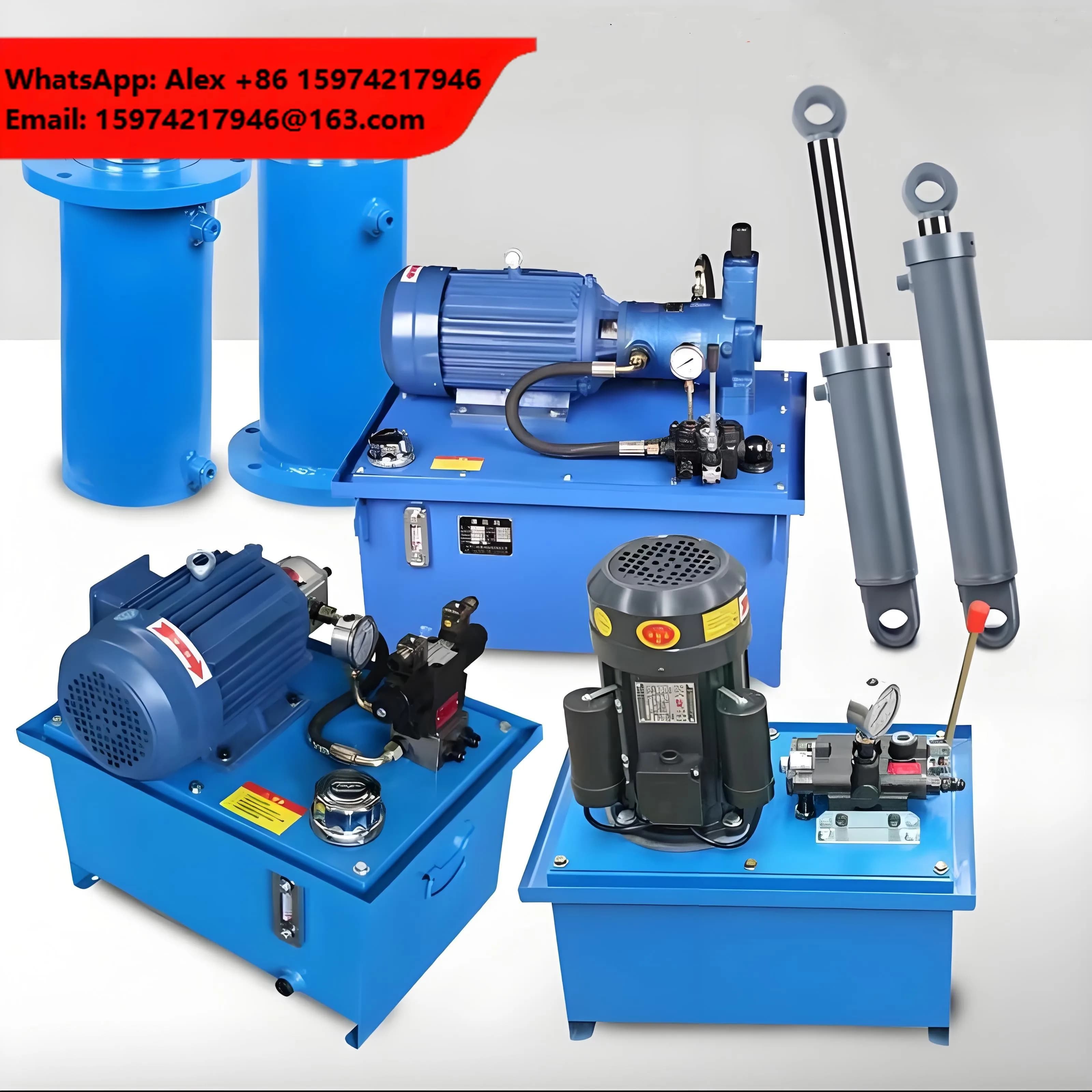 Hydraulic Cylinder With Hydraulic Pump Station Power Pack Full Set Hydraulic System OEM ODM