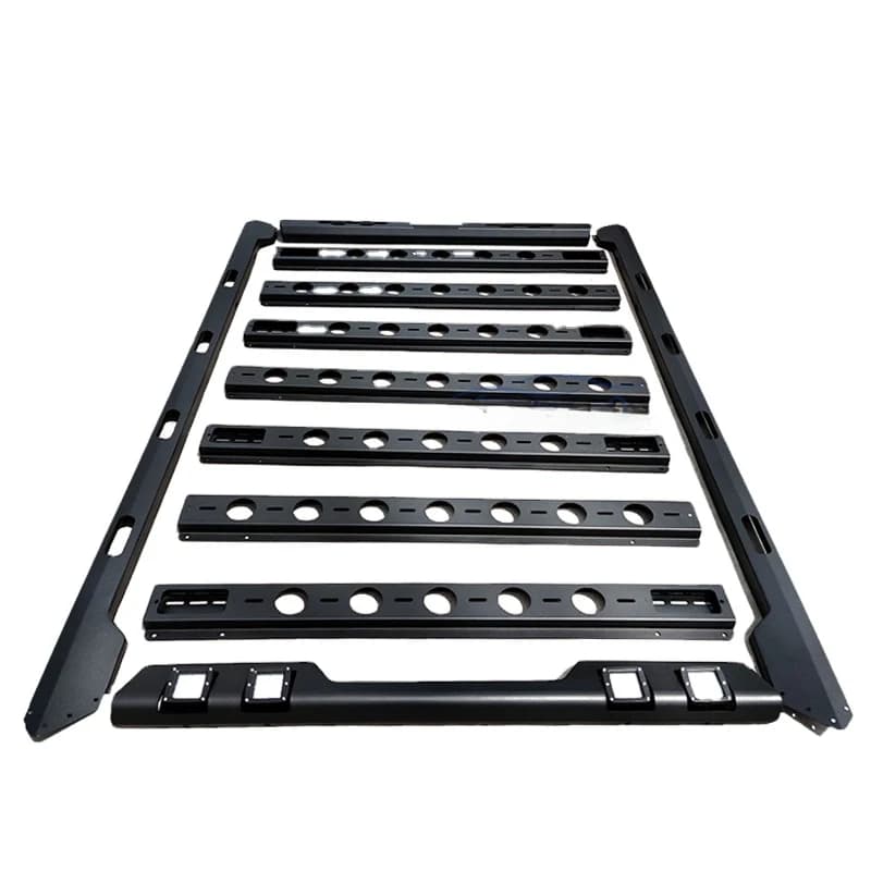 Customized Universal Offroad SUV Steel Iron Aluminum 4x4 Roof Rack Luggage Carrier Basket Perfect Fit Jimny JB74 4Runner Models
