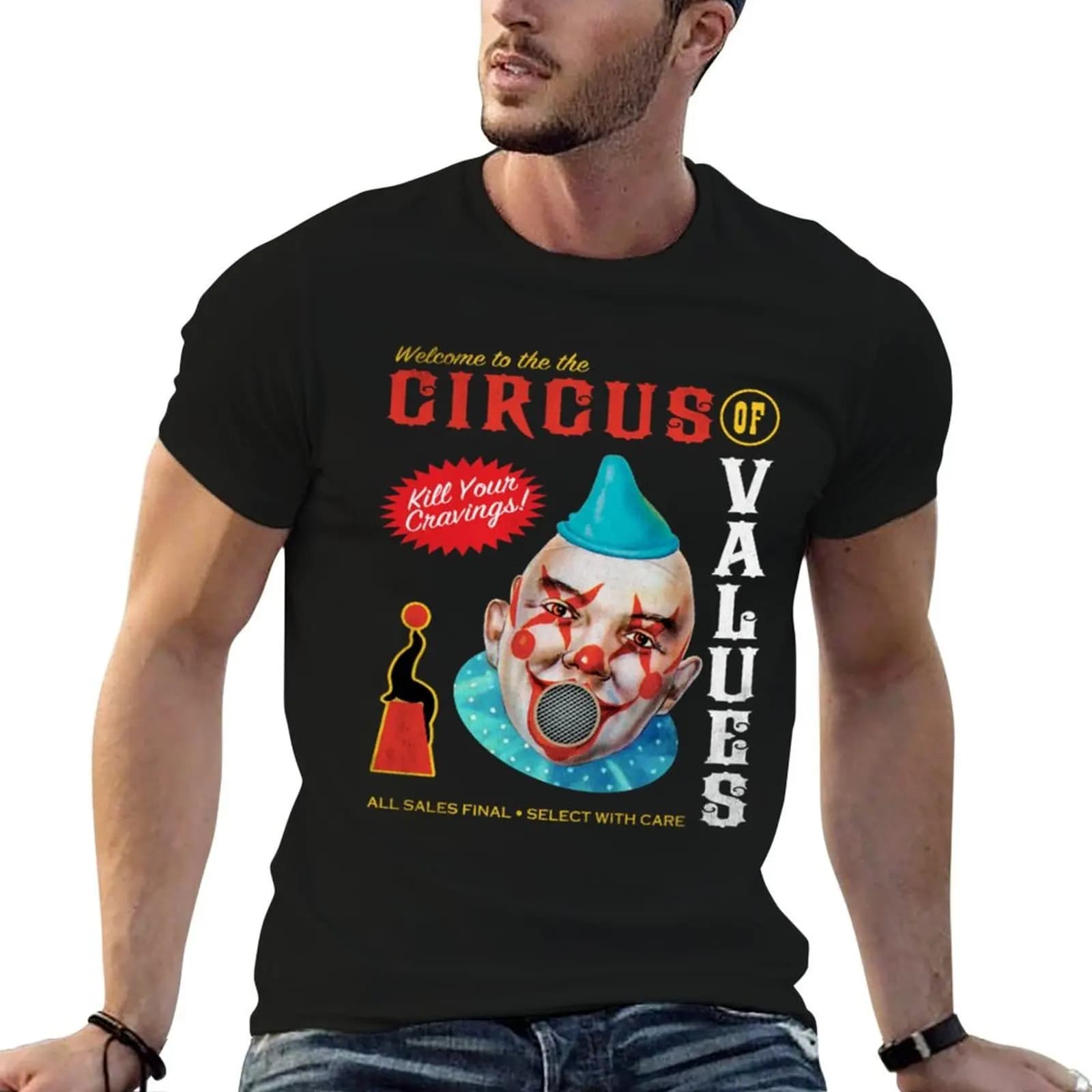 Circus of Values T-Shirt anime figures anime clothes Men's cotton t-shirt