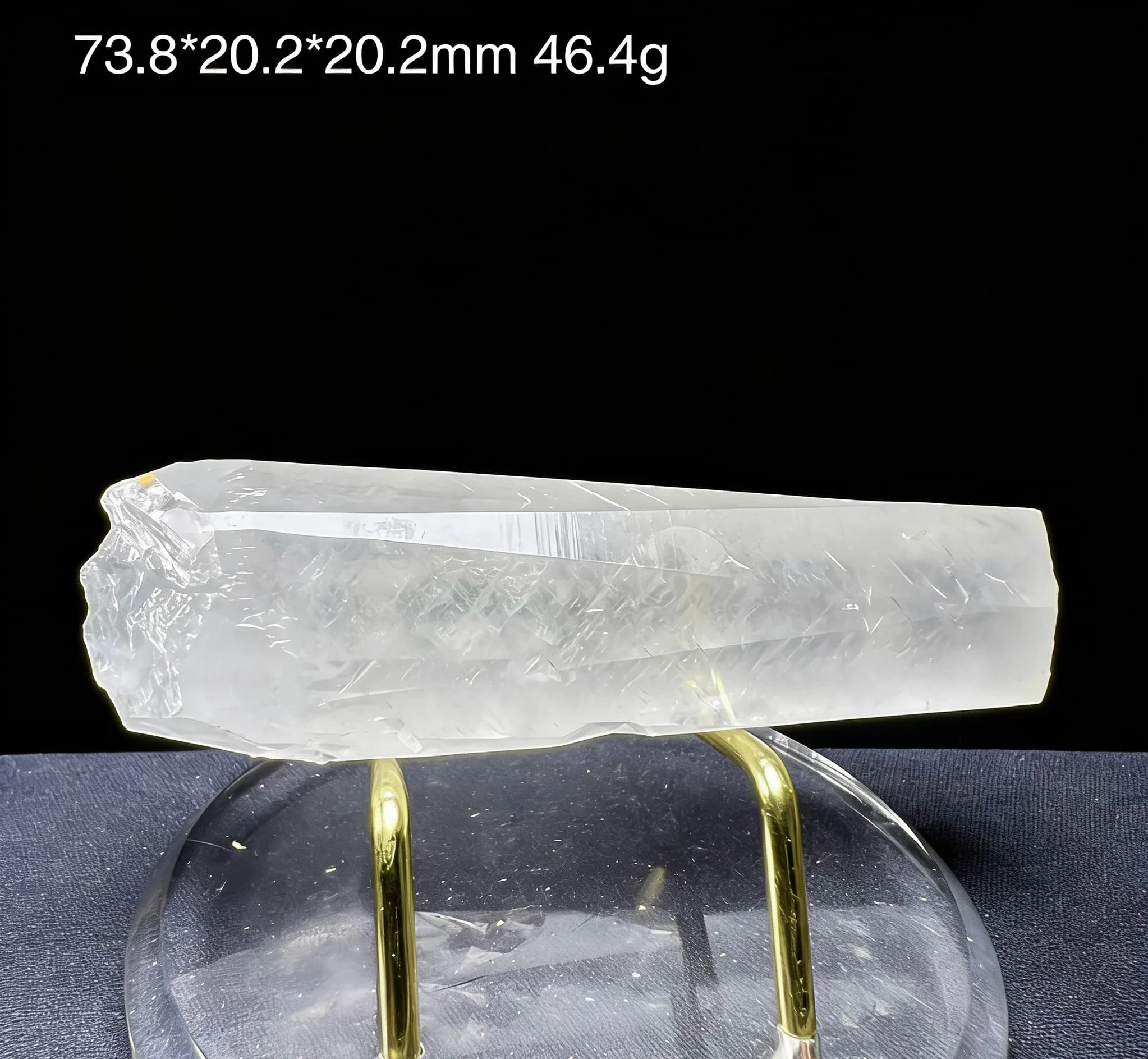Selected natural rare discontinued columnar calcite raw stone crystal specimen for appreciation, collection and display.