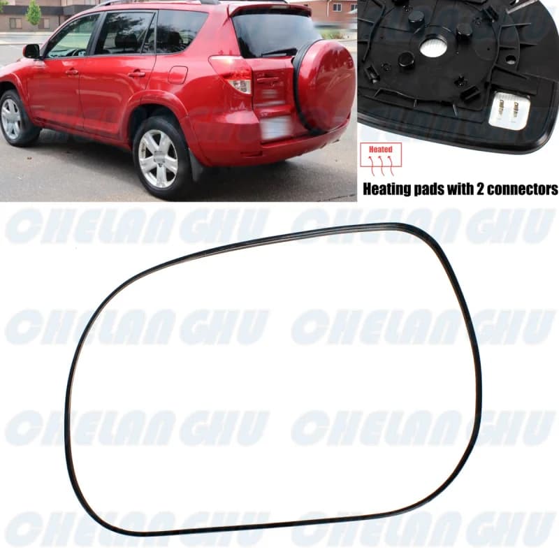 Left Side Heated Rearview Mirror Glass for Toyota RAV4 2006 2007 2008 2009 2010 2011 2012 European Version car accessories