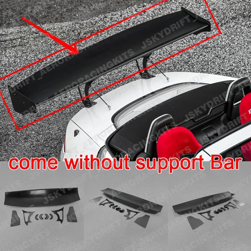 For Mazda MX5 ND ND5RC Roadster Miata Rear Trunk Spoiler Wing Lip FRP Unpainted