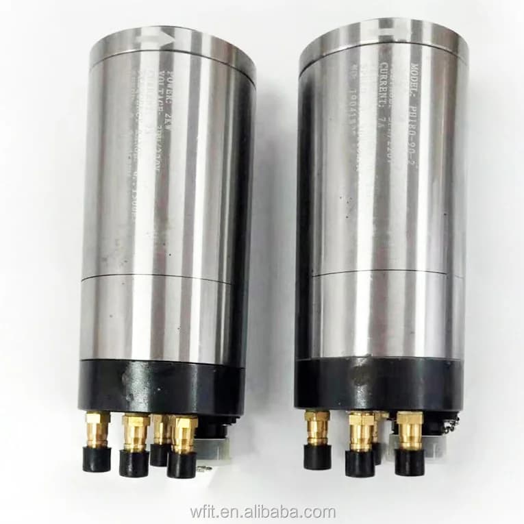 Grinding Spindle Oil Mist Lubrication Electric Spindle 2kw 90000rpm 80mm Spindle Motor for Grinding