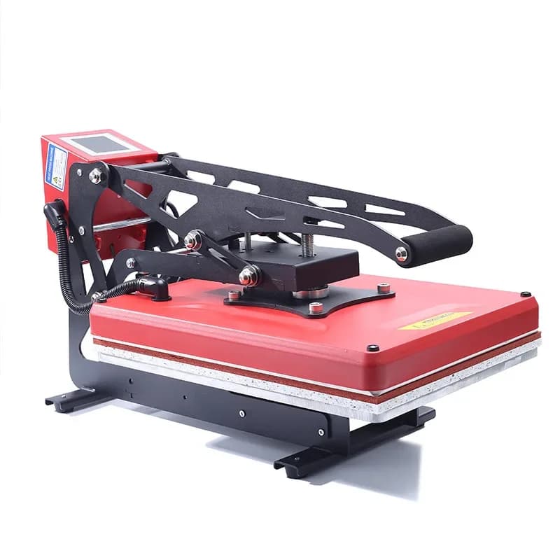 33 * 45CM vertical version U-shaped base heat transfer machine High pressure flat plate hot drilling machine Printing T-shirt