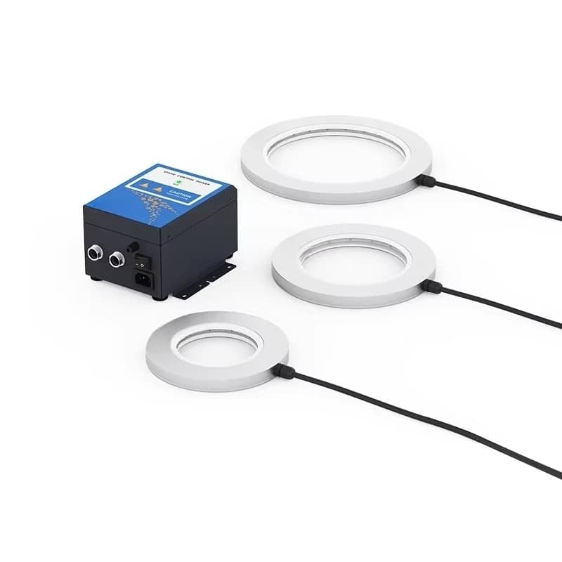 DS522 35mm Circular Static Eliminator Ionizer Adopts Resistor-coupled Static Eliminators to Enhance Safety and Prevent Arcing