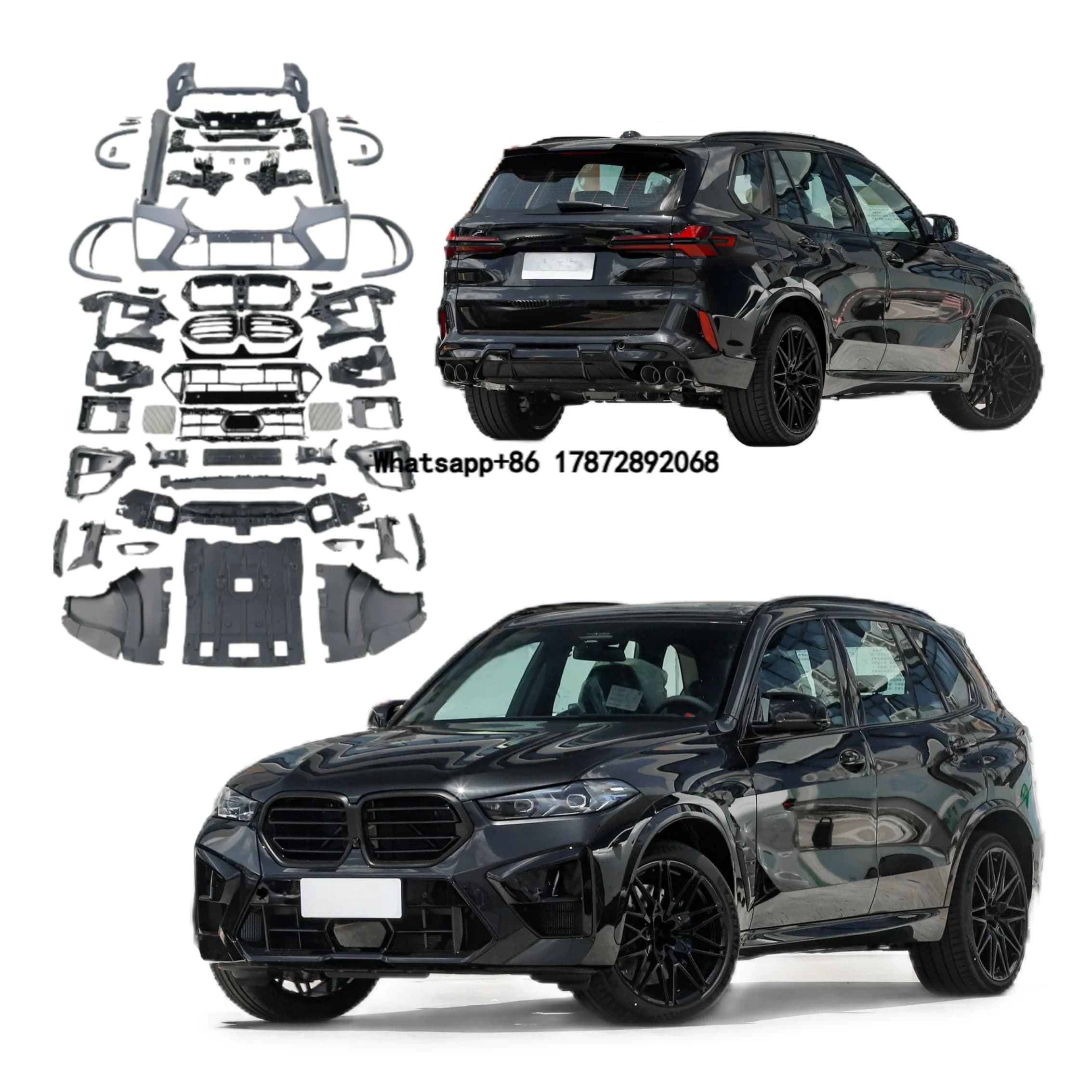 New Arrived Bodykit for X5 G05 2023 2024 Upgrade to G05 LCI F95 X5M Auto Part Easy Installation Bumper High Quality