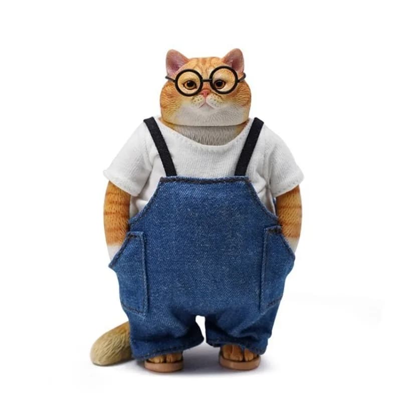 Fat Cat 2.0 Simulation Animal Model Cure Cute Cute Cat Pet Ornament Tide Play