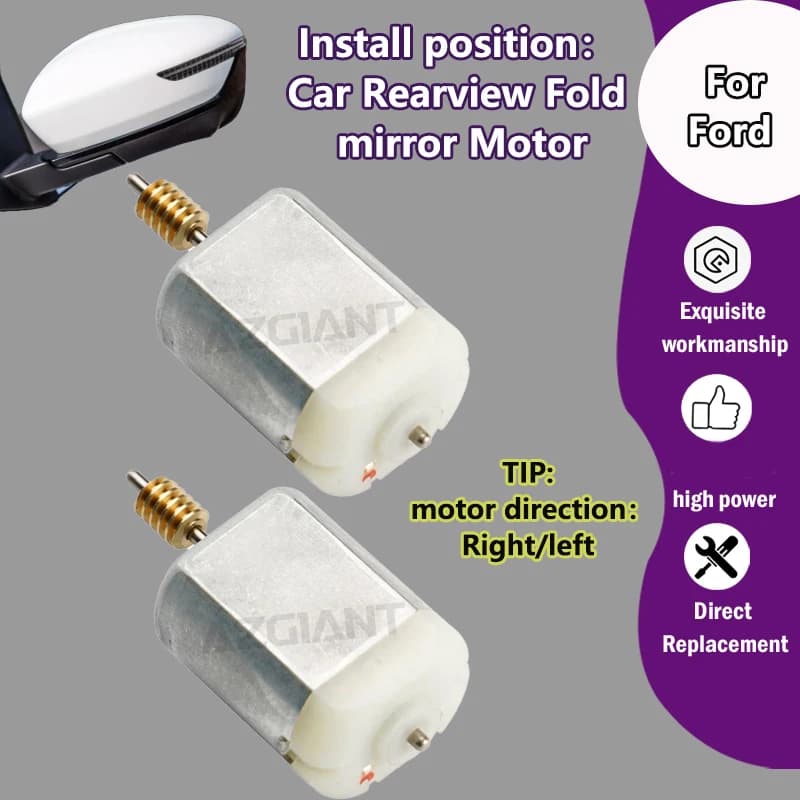 AZGIANT For Ford Galaxy IV MK4/S-MAX II MK2/Fiesta MK8/Puma Car Power folding side view mirror 12V Motors Universal accessories