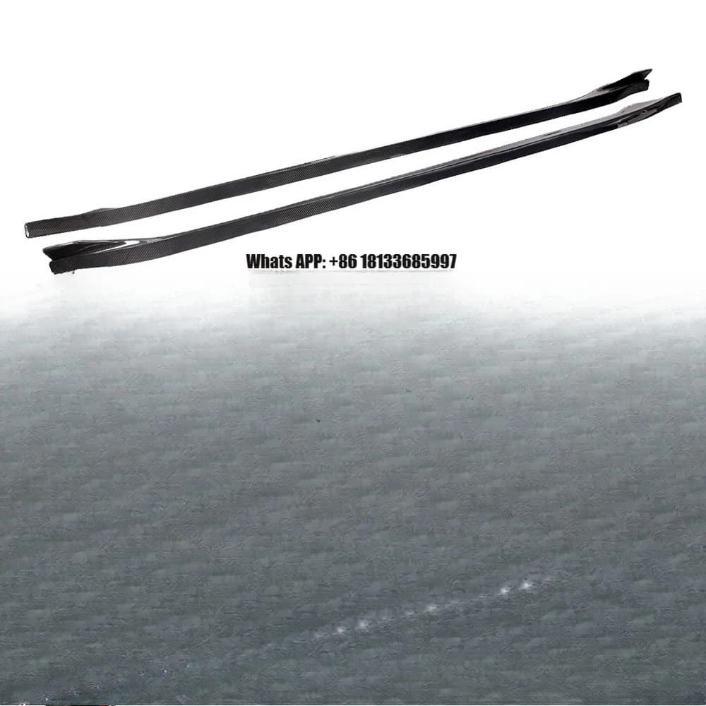 Factory 100% Carbon Fiber Side Skirts Car Bodykit for Tesla Model 3 17-23