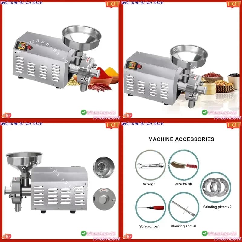 CECertificate Multi-Functional Grain Milling Machine Advanced Grinding Machine Grain Milling