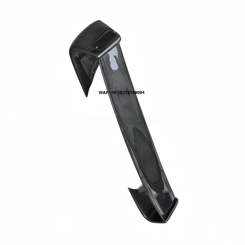 Carbon Fiber ST-Style Spoiler Rear Trunk Lip Wing for GT86 -BRZ Screw-On Installation Park Assist Sensor Cut-Outs