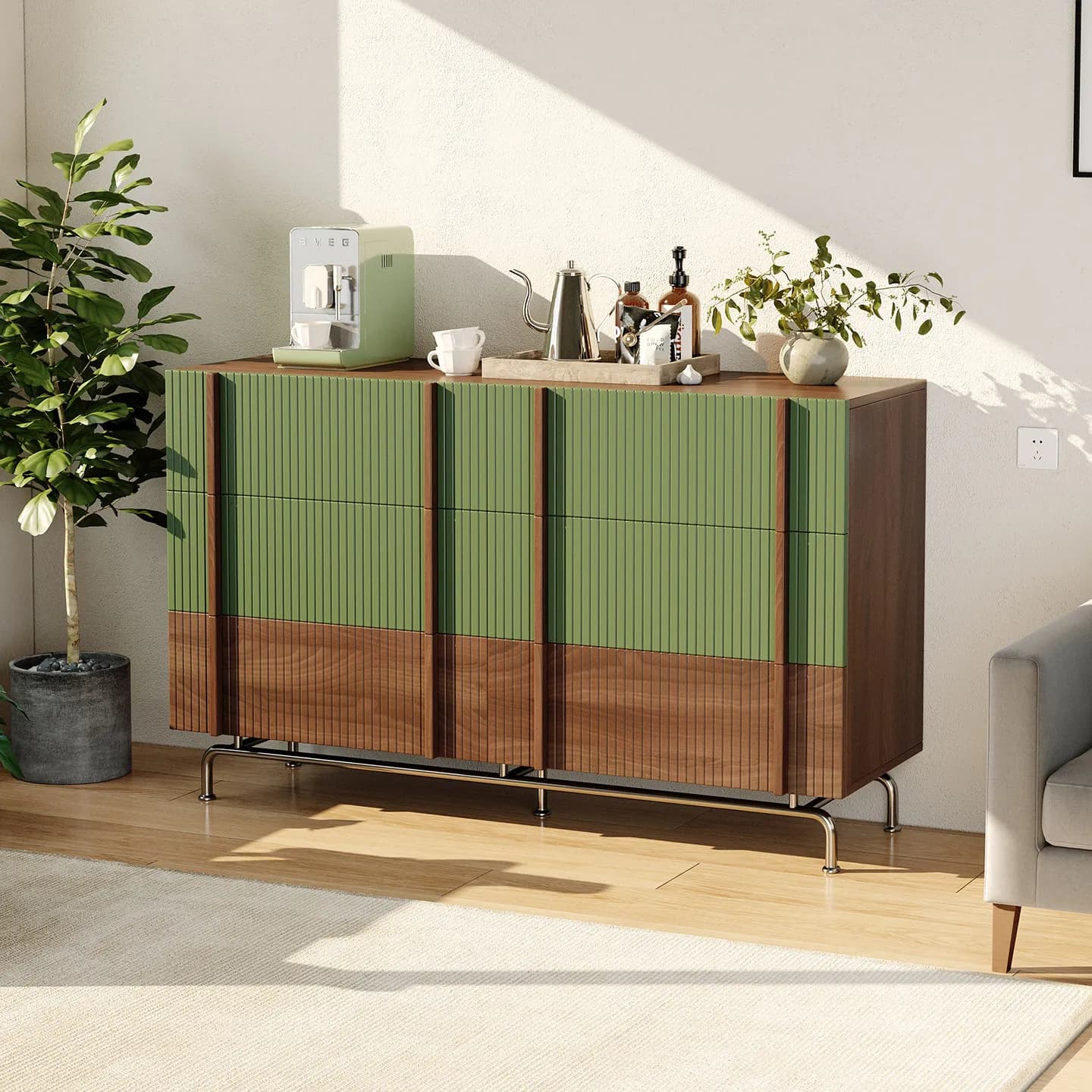 Aesthetic Luxury Living Room Cabinet Nordic Modern Designer Ergonomic Living Room Cabinets Replica Gabinete Hotel Furniture